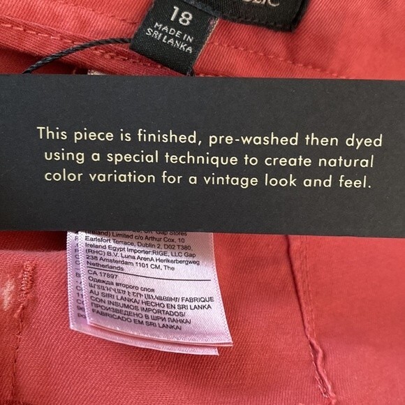 Banana Republic Slim Utility Jogger Pant Zip Cuff High-Rise Stretch Twill Cotton - Picture 12 of 16